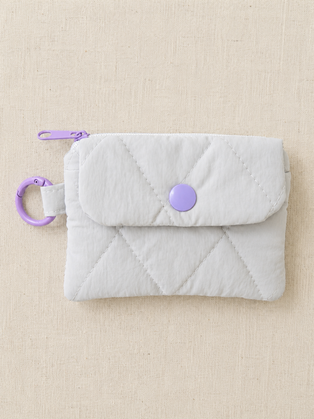 Marshmallow Pocket Wallet - Ash gray