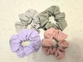 Soft Pastel Fabric Hair Scrunchie