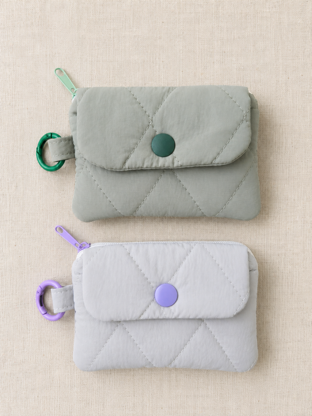 Marshmallow Pocket Wallet -Khaki