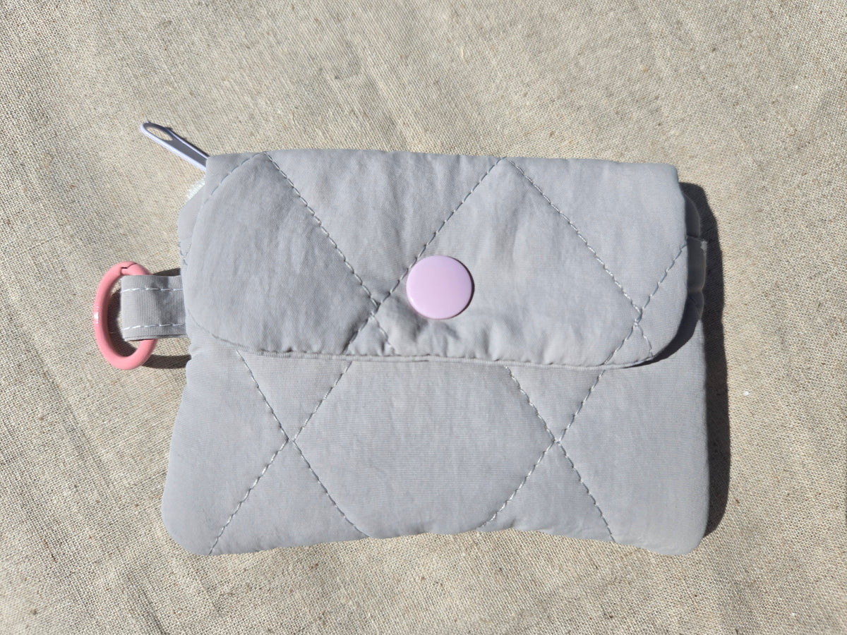 Marshmallow Pocket Wallet - Ash gray