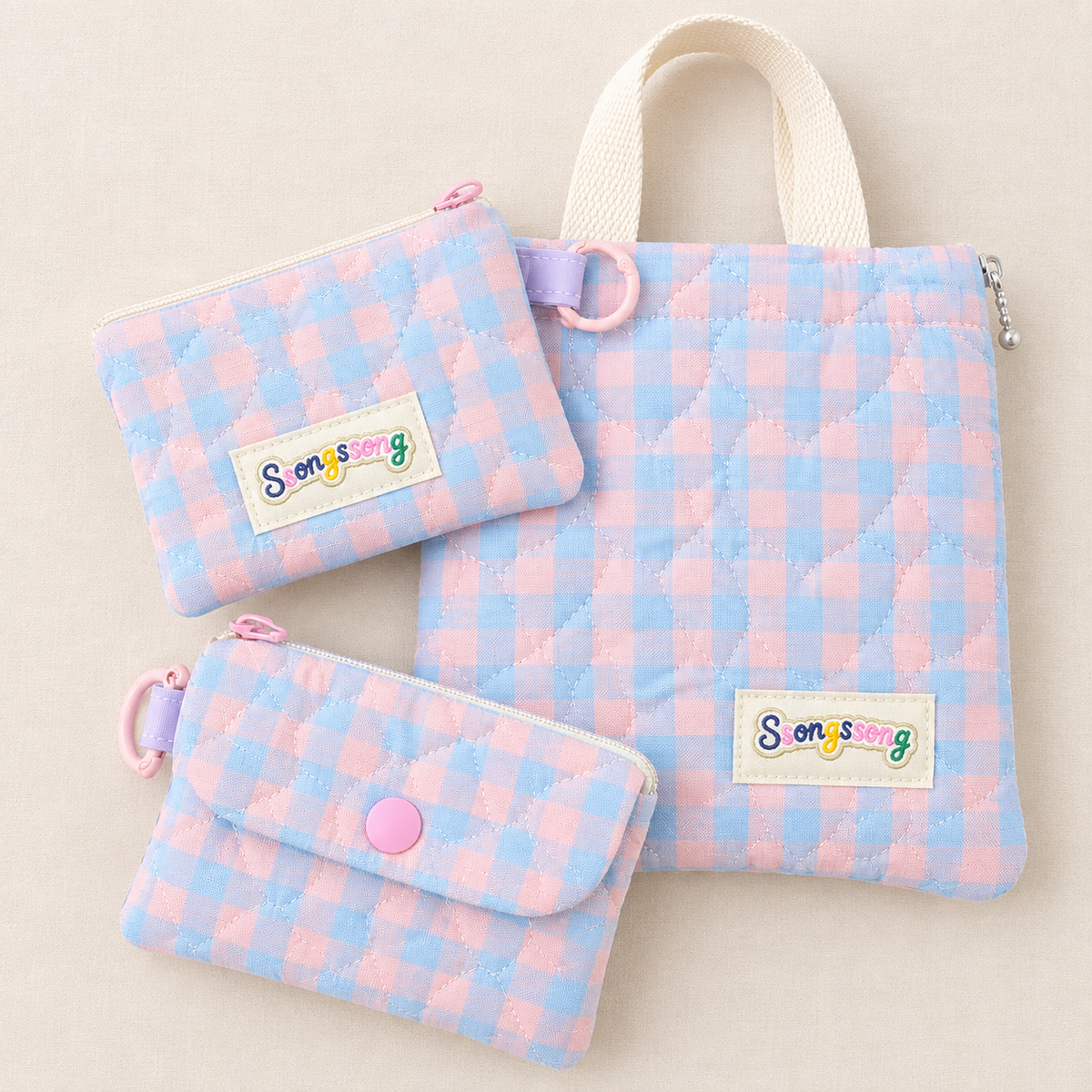 Cotton candy Pocket wallet